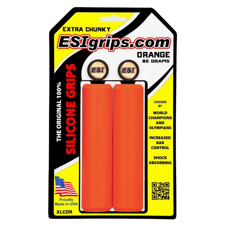 ESI Grips Extra Chunky Handlebar Grips - Orange