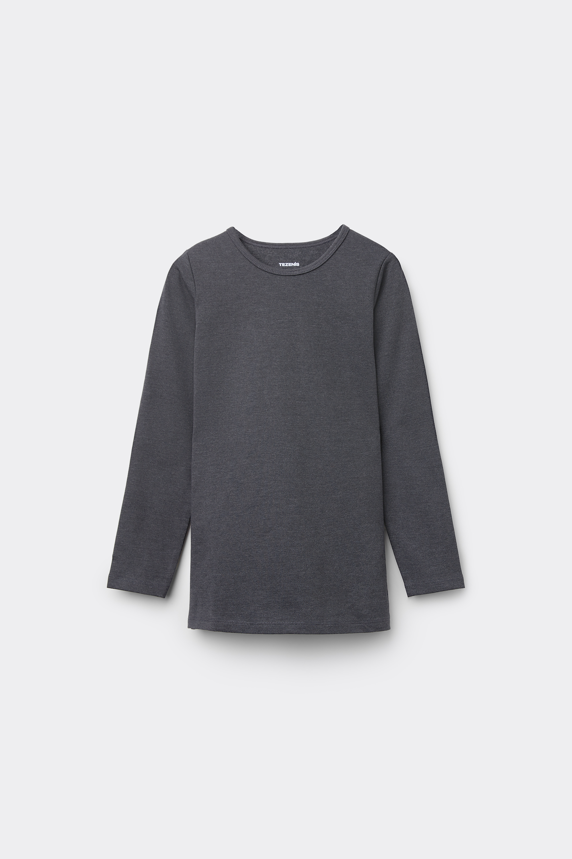 Kids’ Unisex Long-Sleeved Rounded Neck Thermal Cotton Top