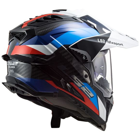 LS2 MX701 Full Face Helmet - EXPLORER CARBON - FRONTIER - BlackRef: LS0763