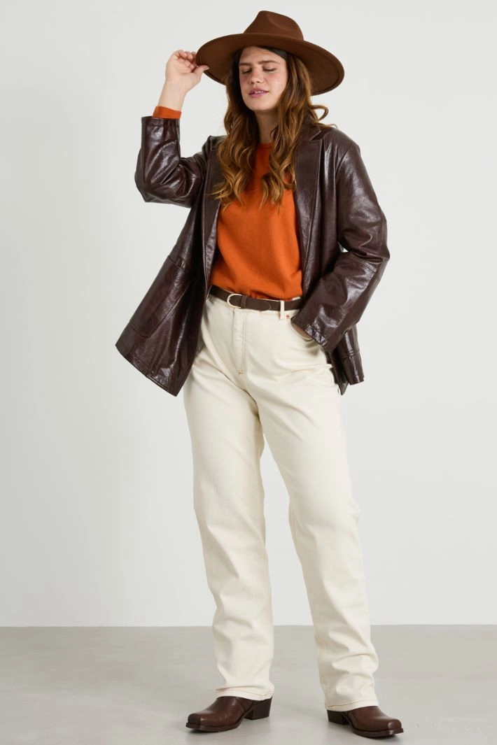 Cashmere sweater - ORANGE