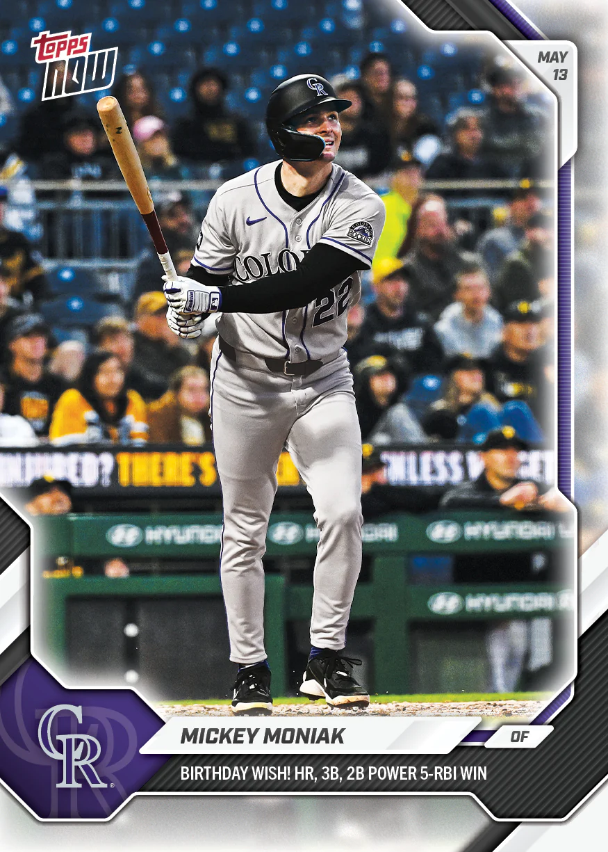 Mickey Moniak - 2026 MLB Topps NOW® - Card 196 - PR: 327