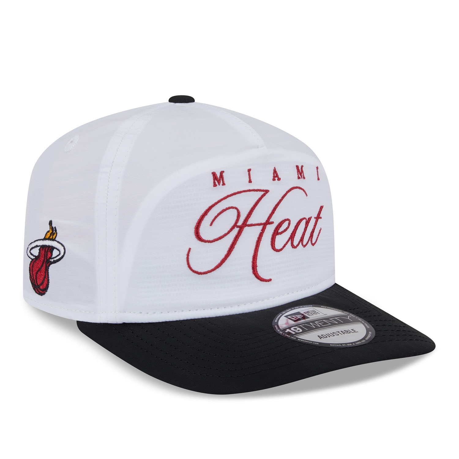 Miami Heat 2025 NBA Draft 19Twenty Adjustable Cap OTC White