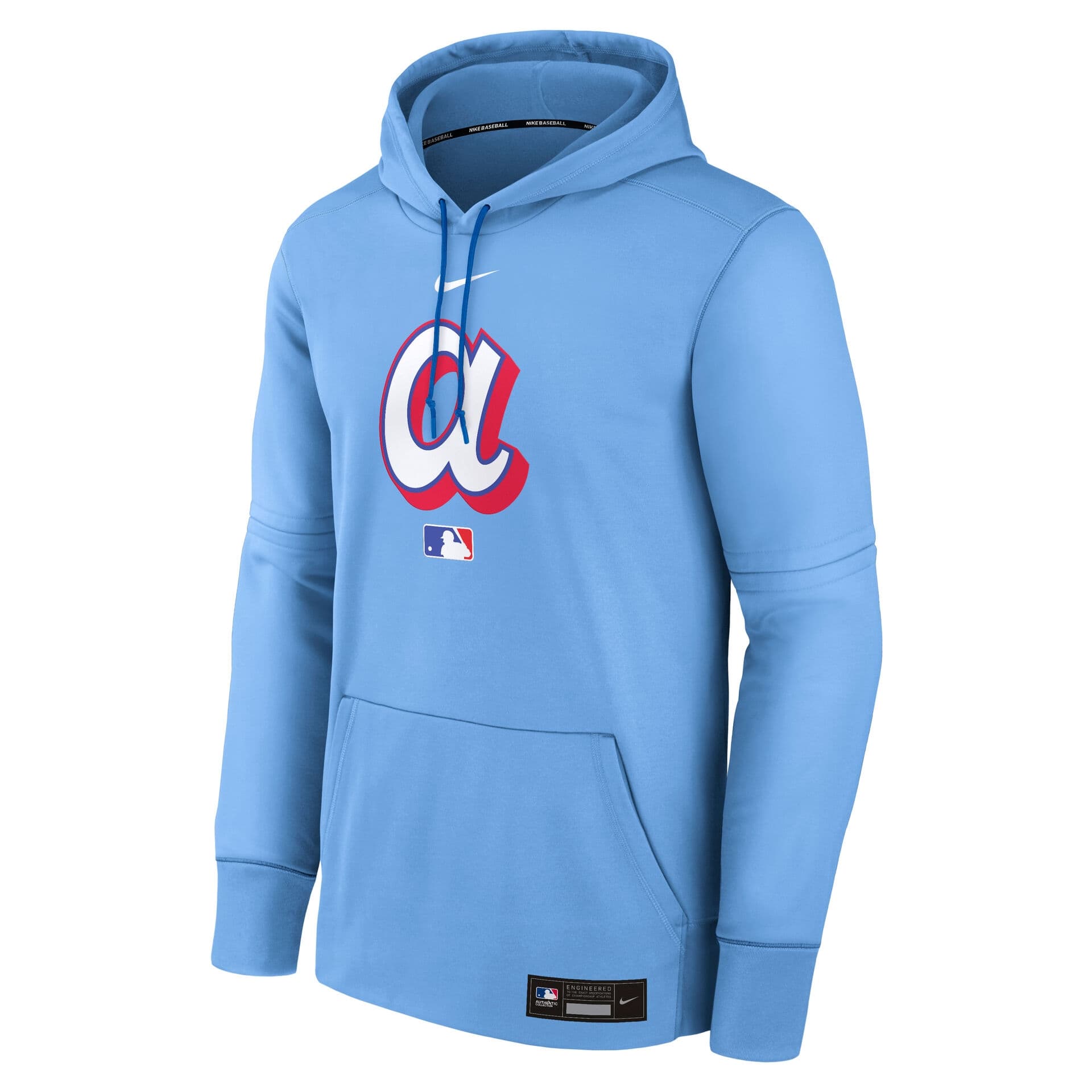 Atlanta Braves City Connect 2026 MLB Authentic Therma Hoodie Blue