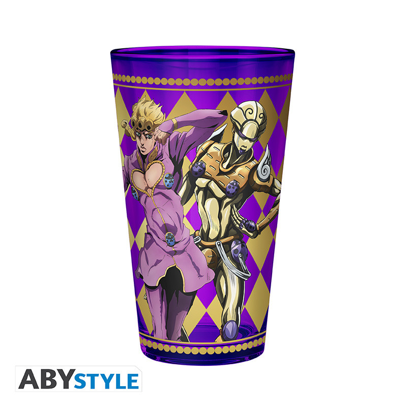 JOJO'S BIZARRE ADVENTURE Premium Large Glass Golden Wind