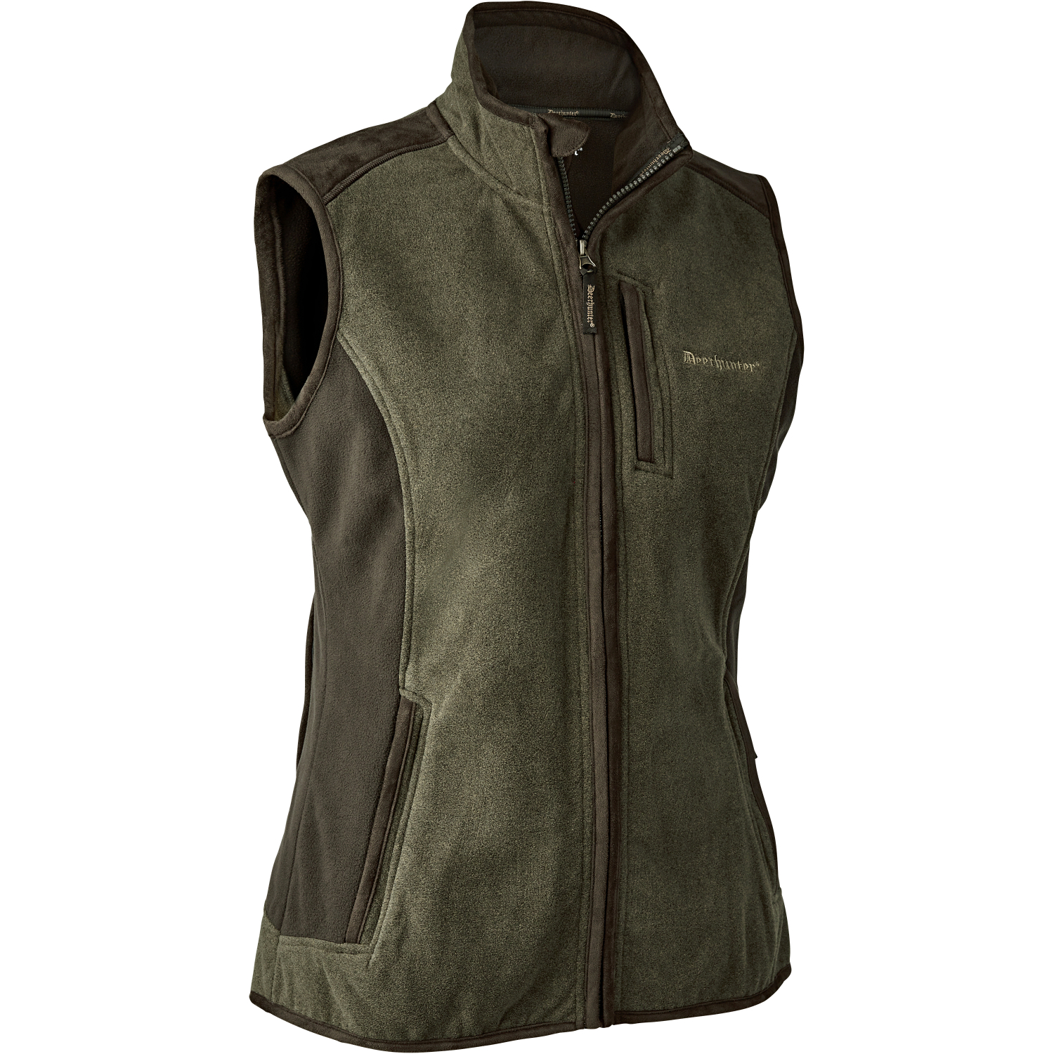 Lady Pam Bonded Fleece Waistcoat For Women (Graphite Green)