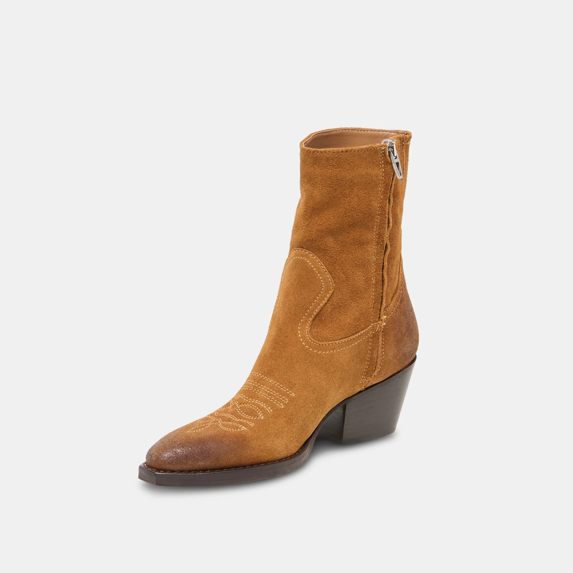 KLYDE BOOTS COGNAC SUEDE