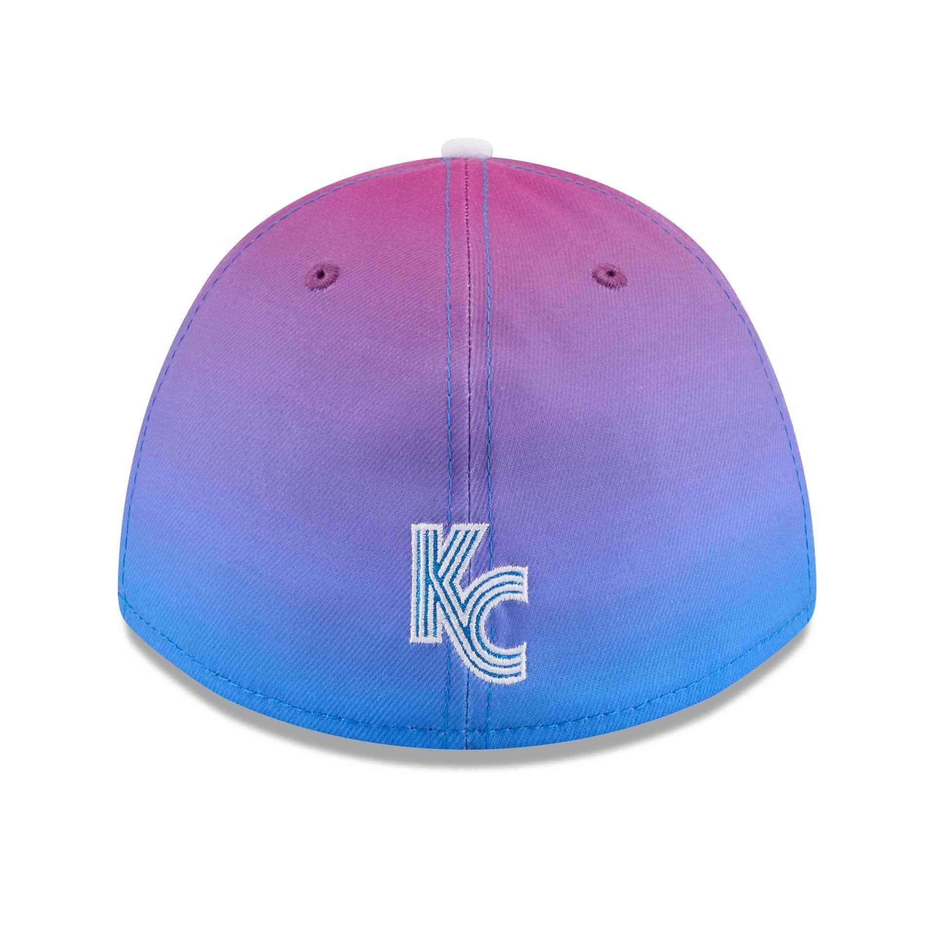 Kansas City Royals MLB City Connect 39THIRTY M-Crown Flex Cap Purple