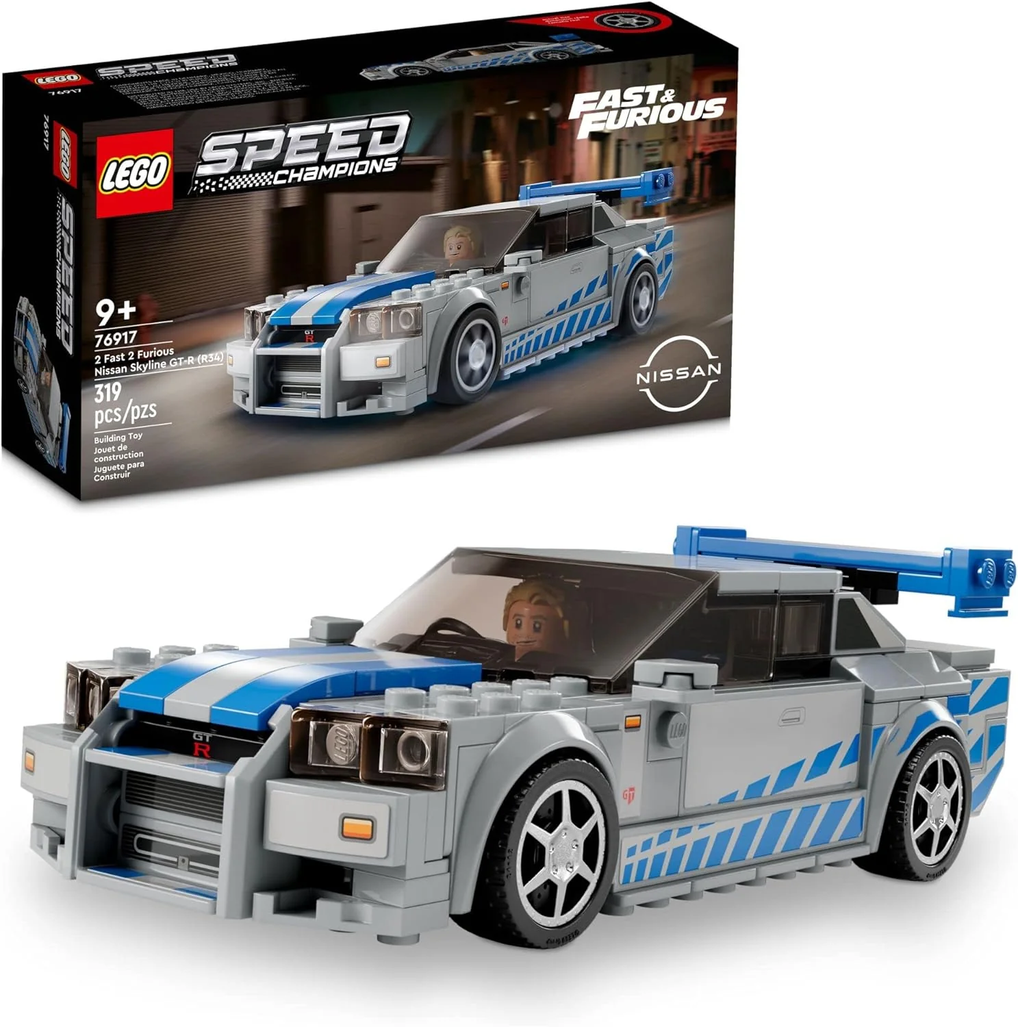 76917 2 Fast 2 Furious Nissan Skyline GT-R (R34) LEGO