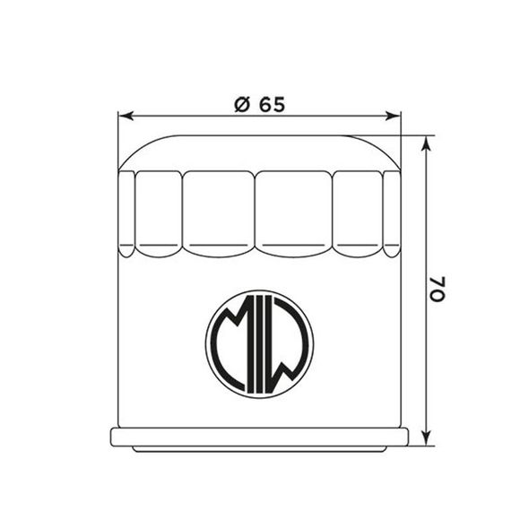 Meiwa 268175 oil filter original typeRef: 268175