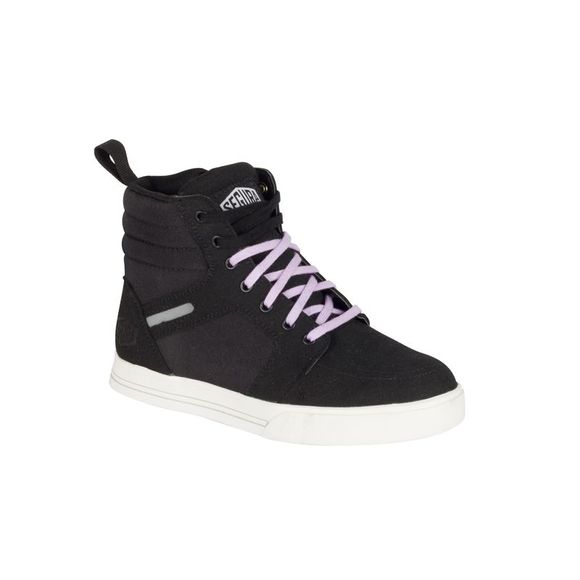 Segura Santana Motorcycle Sneakers - Black / PinkRef: SG1468