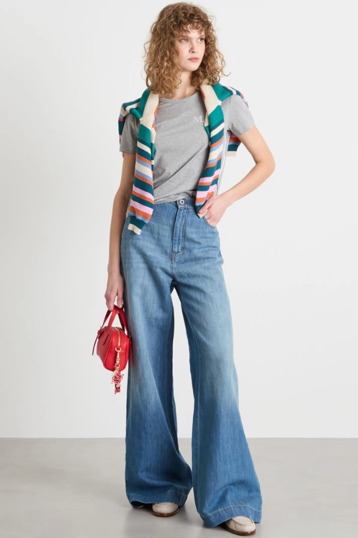 Wide-leg jeans - LIGHT BLUE