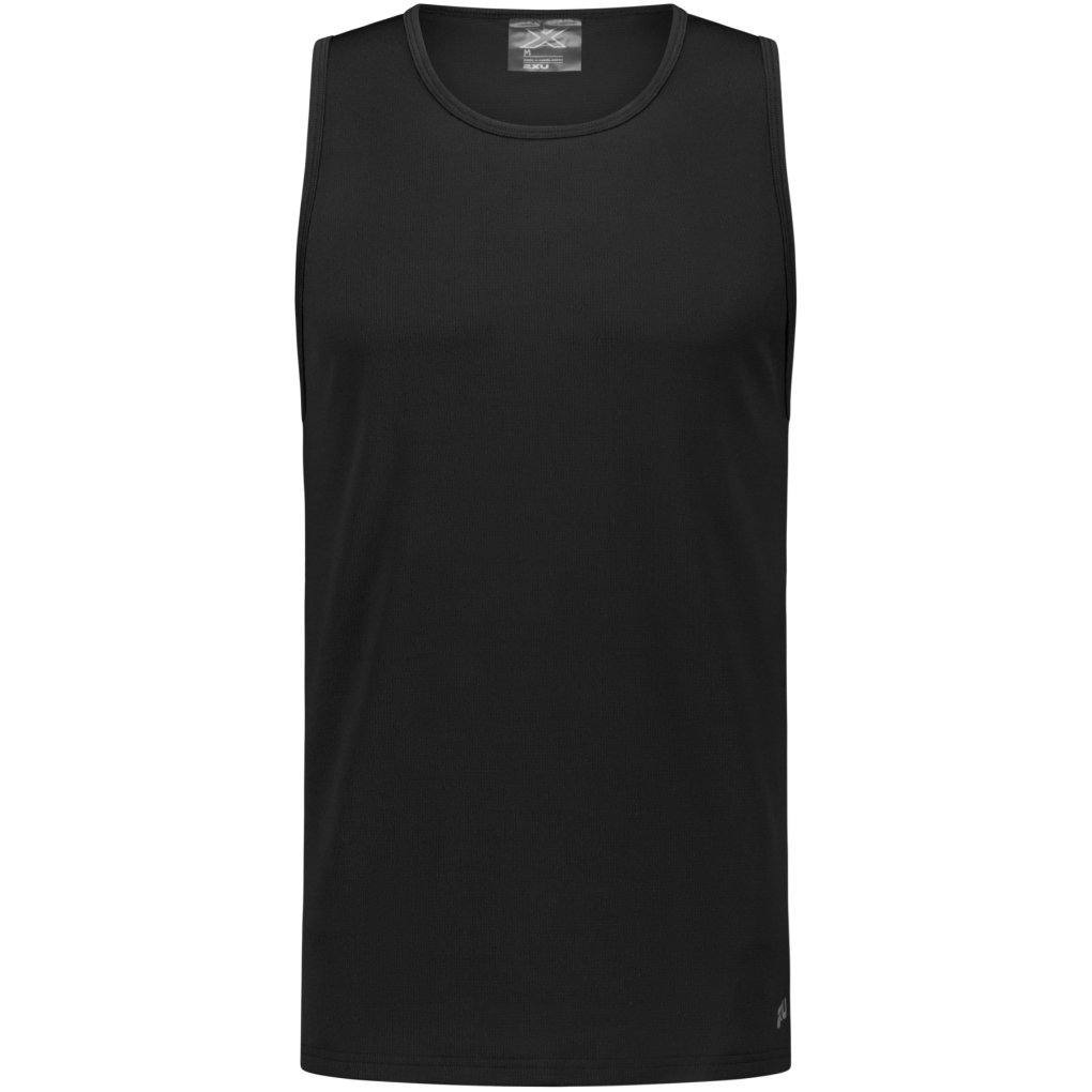 2XU Aero Mesh Tank Top Men - black/silver reflective