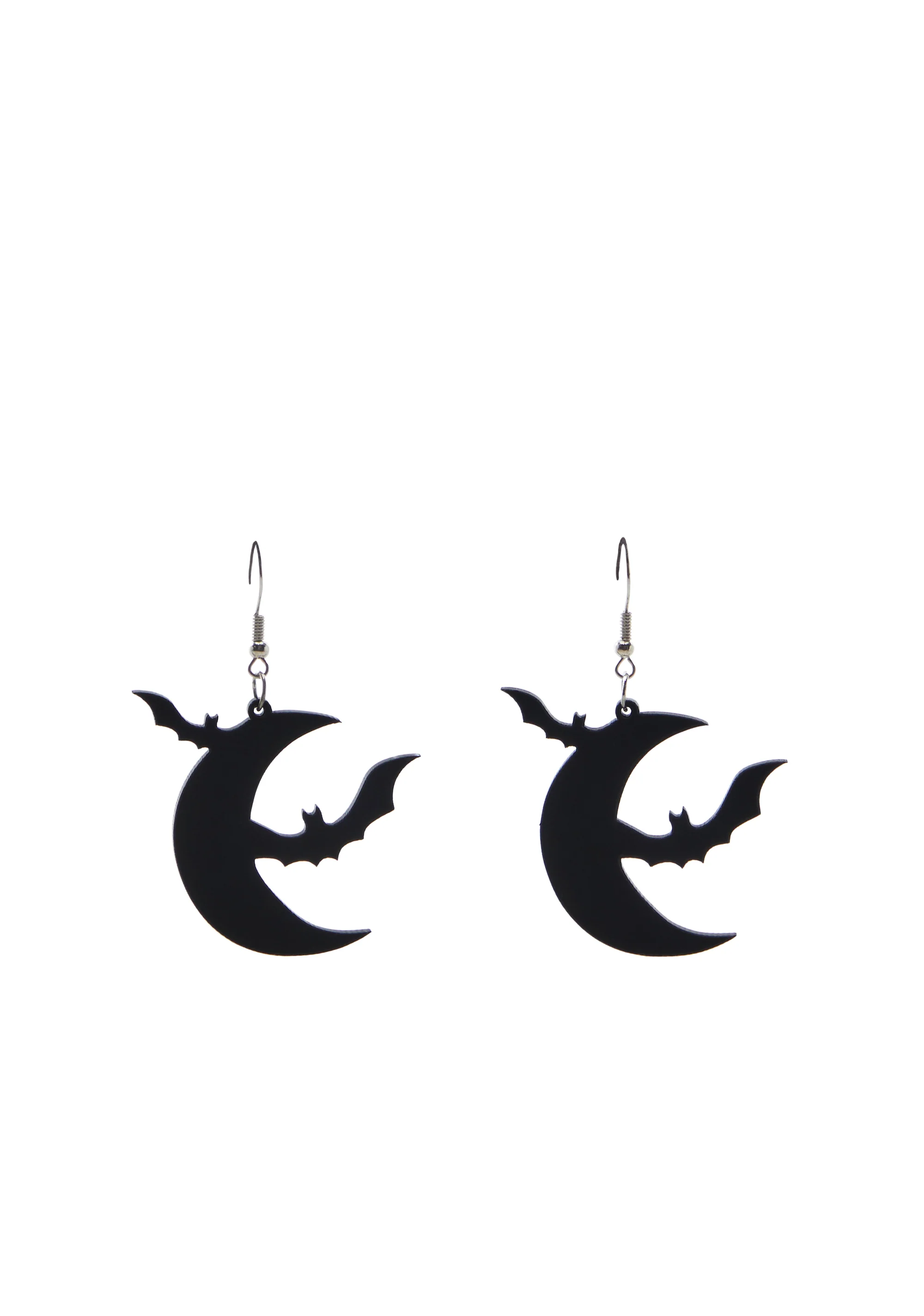 Crescent Flight Drop Earrings