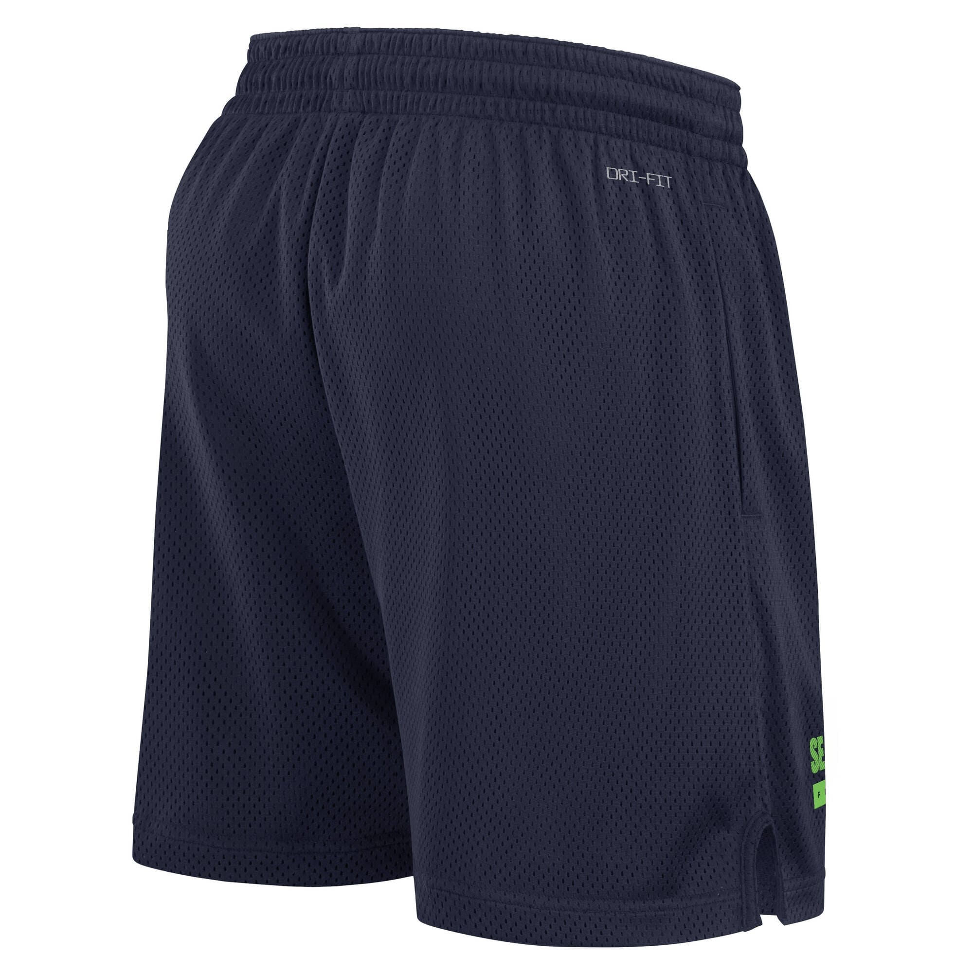 Seattle Seahawks 2024 NFL Sideline Mesh Nike Dri-FIT Shorts Navy