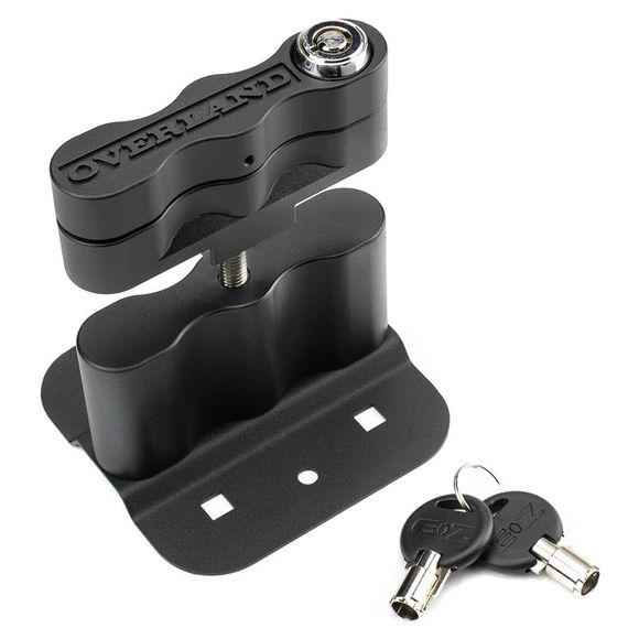 Universal lockable Kriega jerrycan holder - BlackRef: KRI0087 / OFM-L-B