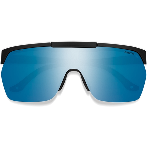 Smith XC ChromaPop Polarized Glasses - Matte Black - Blue Mirror