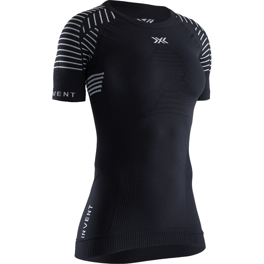 X-Bionic Invent 4.0 LT Round Neck Short Sleeves Shirt Women - opal black/arctic white