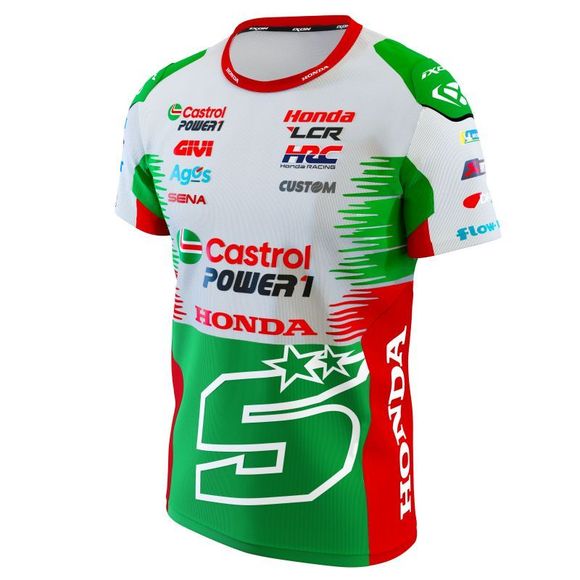Ixon DUAL ZL 25 short sleeve t -shirt - Green / WhiteRef: IX2151
