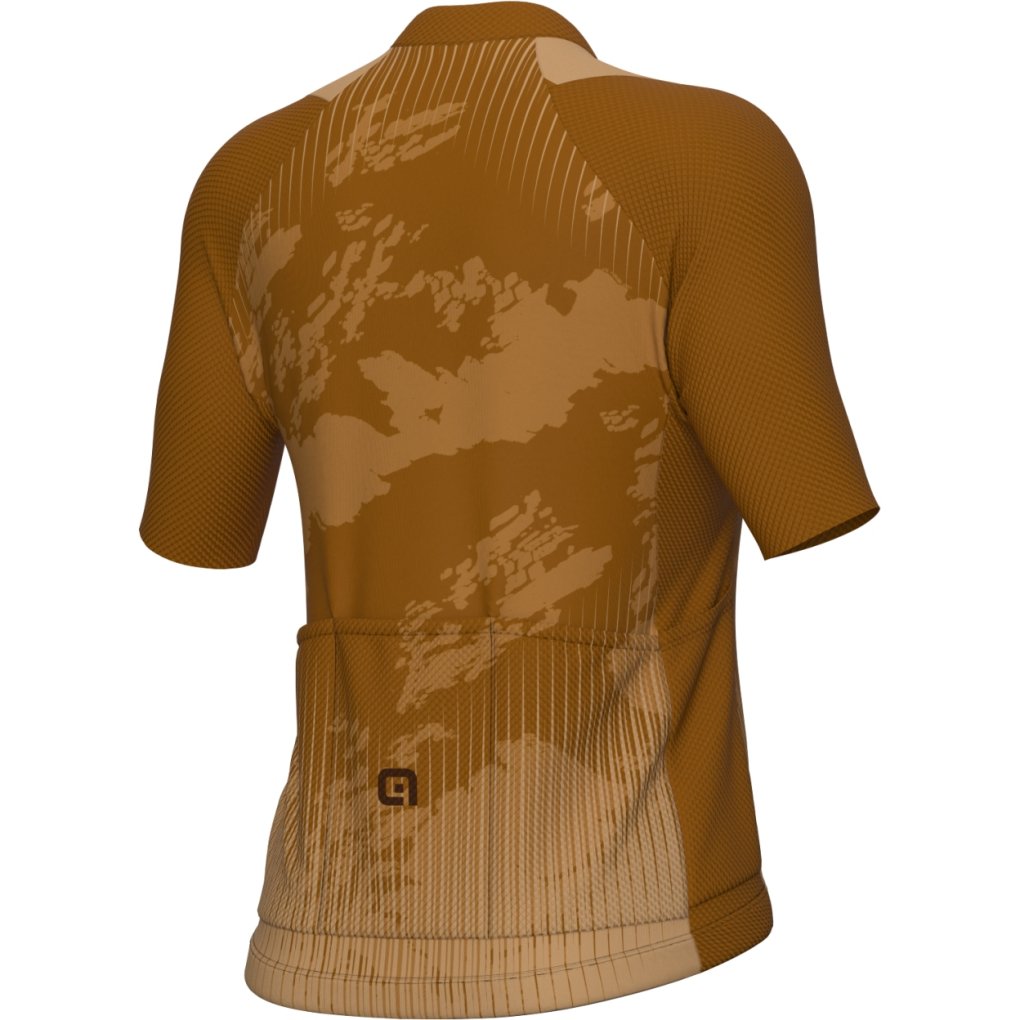 Alé OFF ROAD GRAVEL Krakatoa Short Sleeve Jersey Women - caramello