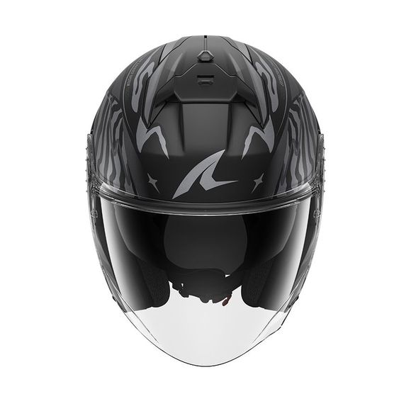 Casque jet Shark SKWAL JET CUP SPEED-FANCY - Noir / GrisRef : SH1873