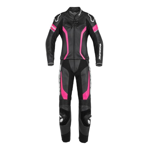 Combinaison Spidi LASER TOURING LADY - Noir / RoseRef : SPI0620