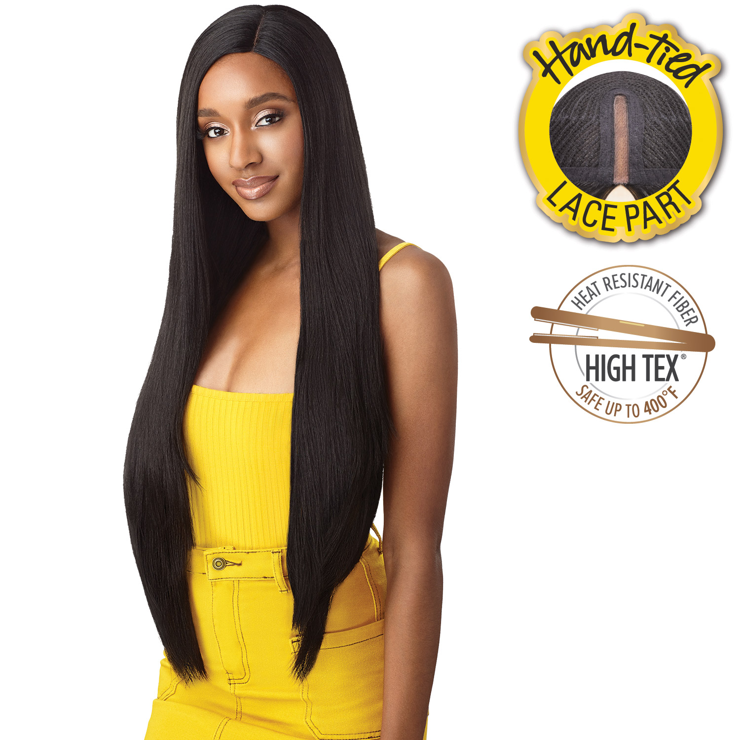 Outre Synthetic Hair Lace Front Wig The Daily Wig Hand-Tied Lace Part Wig Kyla