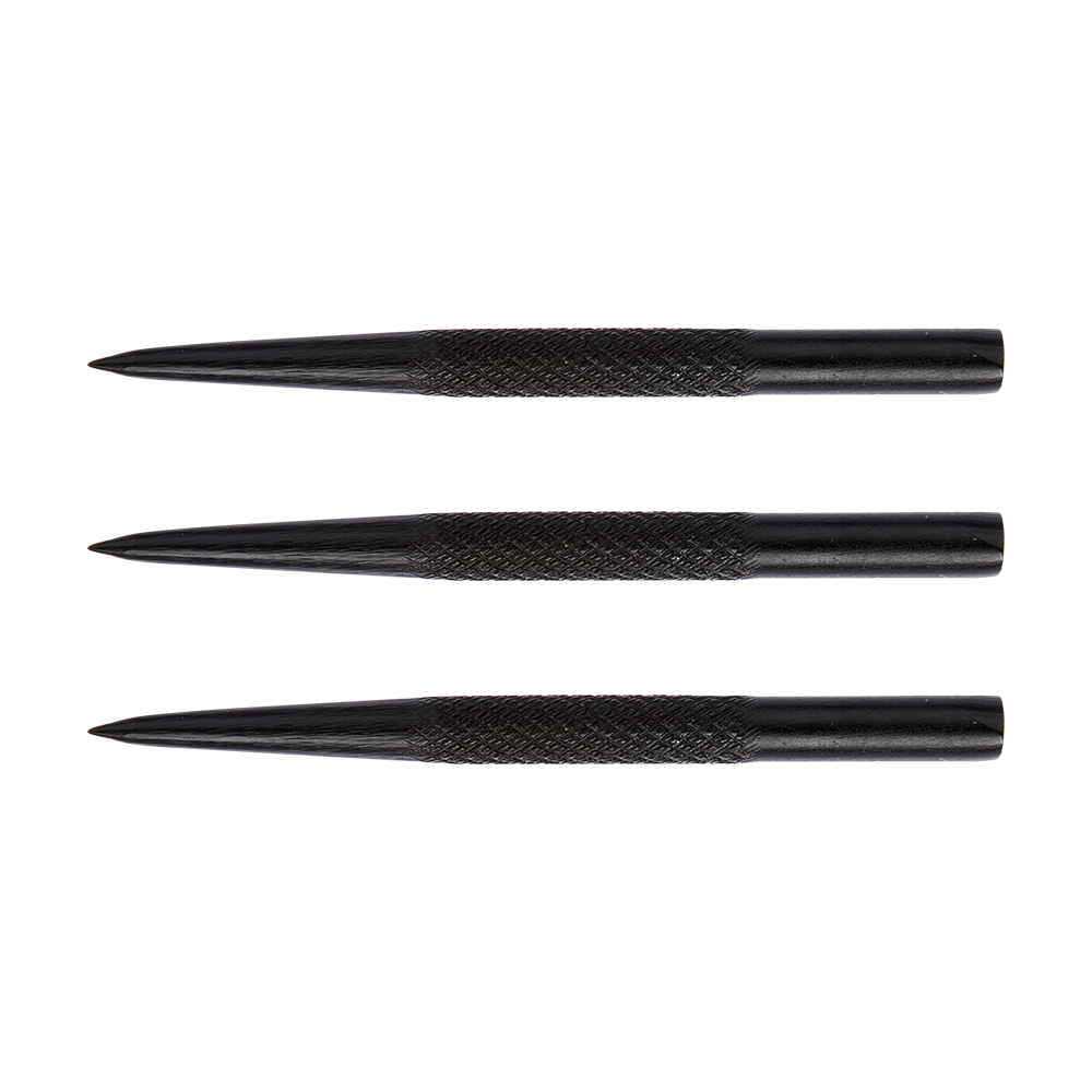 Winmau Knurled Black Steeldart Spitzen - 32mm