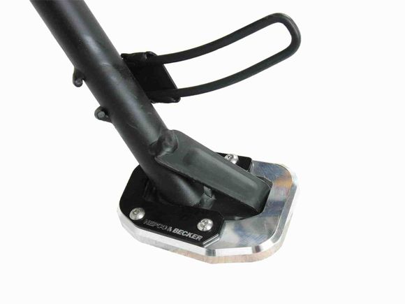 Hepco & Becker side stand extension - black/silverDUCATI 821 821 MONSTER - 2018 - 2020Ref: Hbe04606A / 42117565 00 91