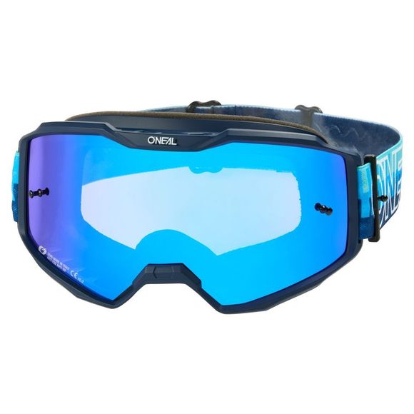 Mask cross O'Neal B -10 - Stripped 2025 - Blue / BlueRef: OL2172 / 6029-033