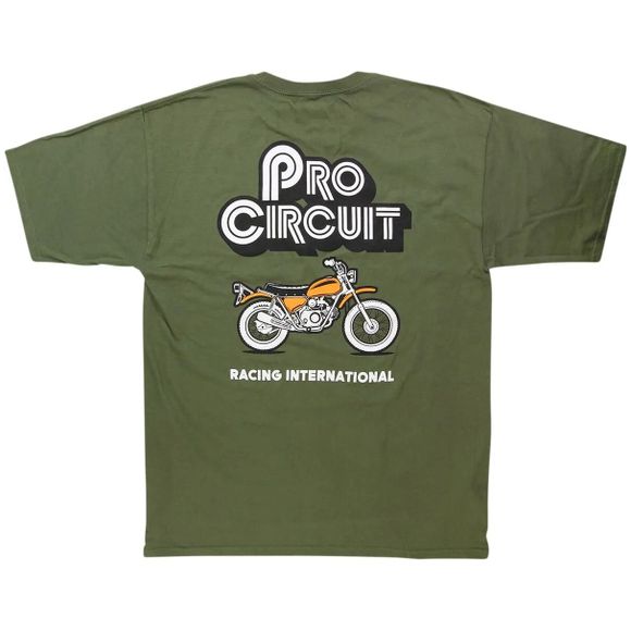 T -shirt short sleeves Pro Circuit Pit Bike - GreenRef : PC0076