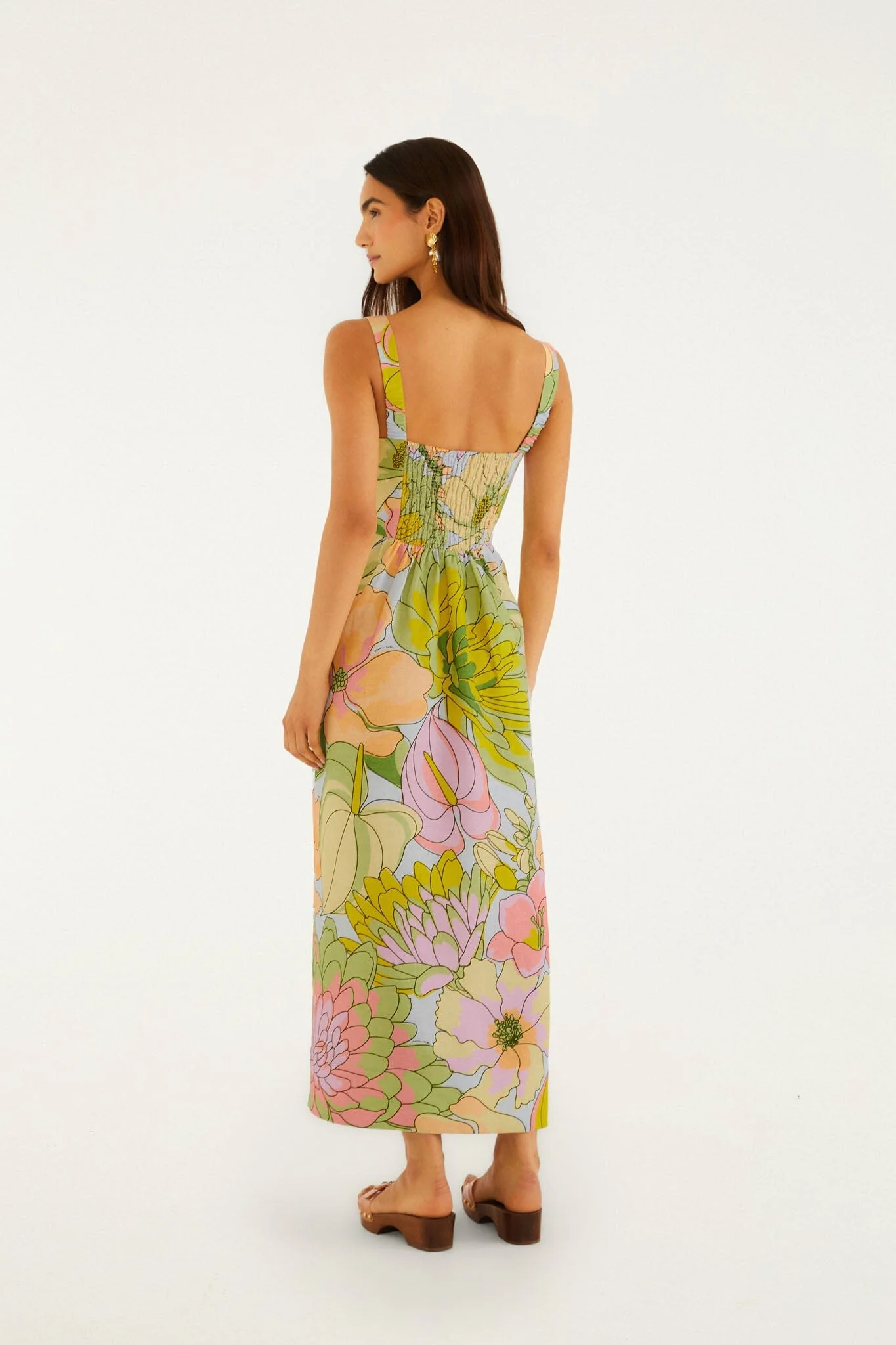 Light Blue Spring Affair  Maxi Dress