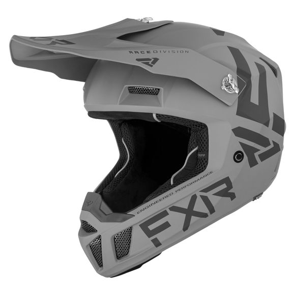FXR CLUTCH CX STEEL 2021 cross helmet - GrayRef: FXR0083