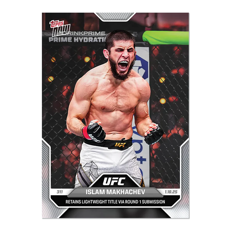 Islam Makhachev - 2025 UFC Topps NOW® Card 1