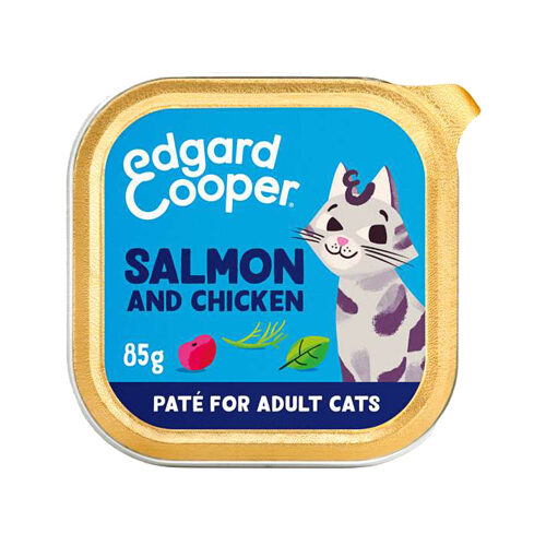 Edgard & Cooper Adult Cat - MSC Salmon and Chicken - Pâté - 16 x 85 g