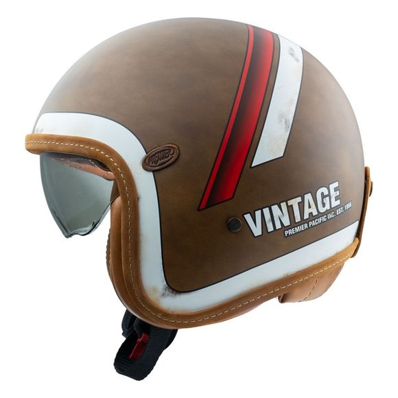 Premier VINTAGE BOSDO BM - Brown helmetRef: PE0345