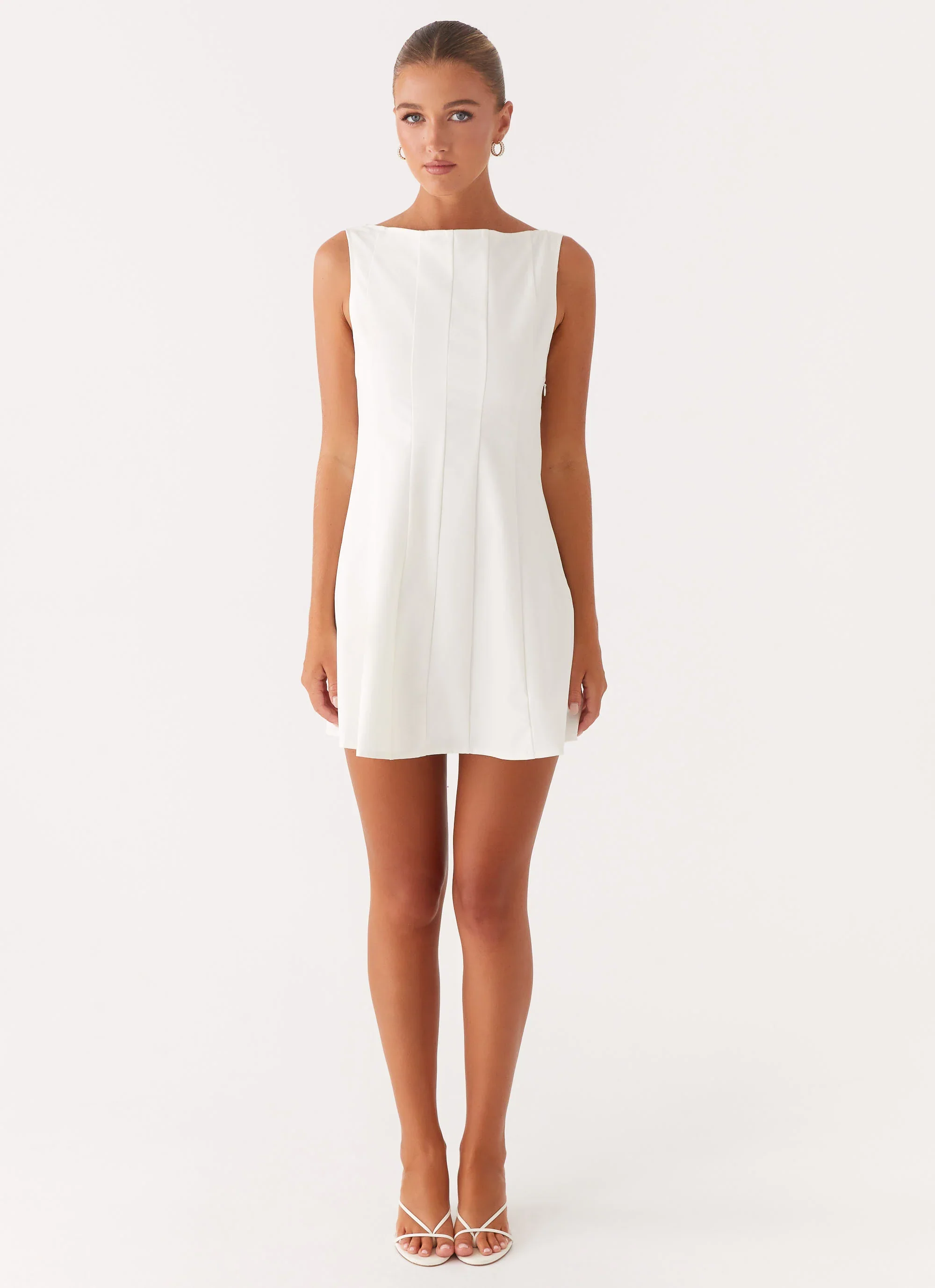 Emelie Mini Dress - White