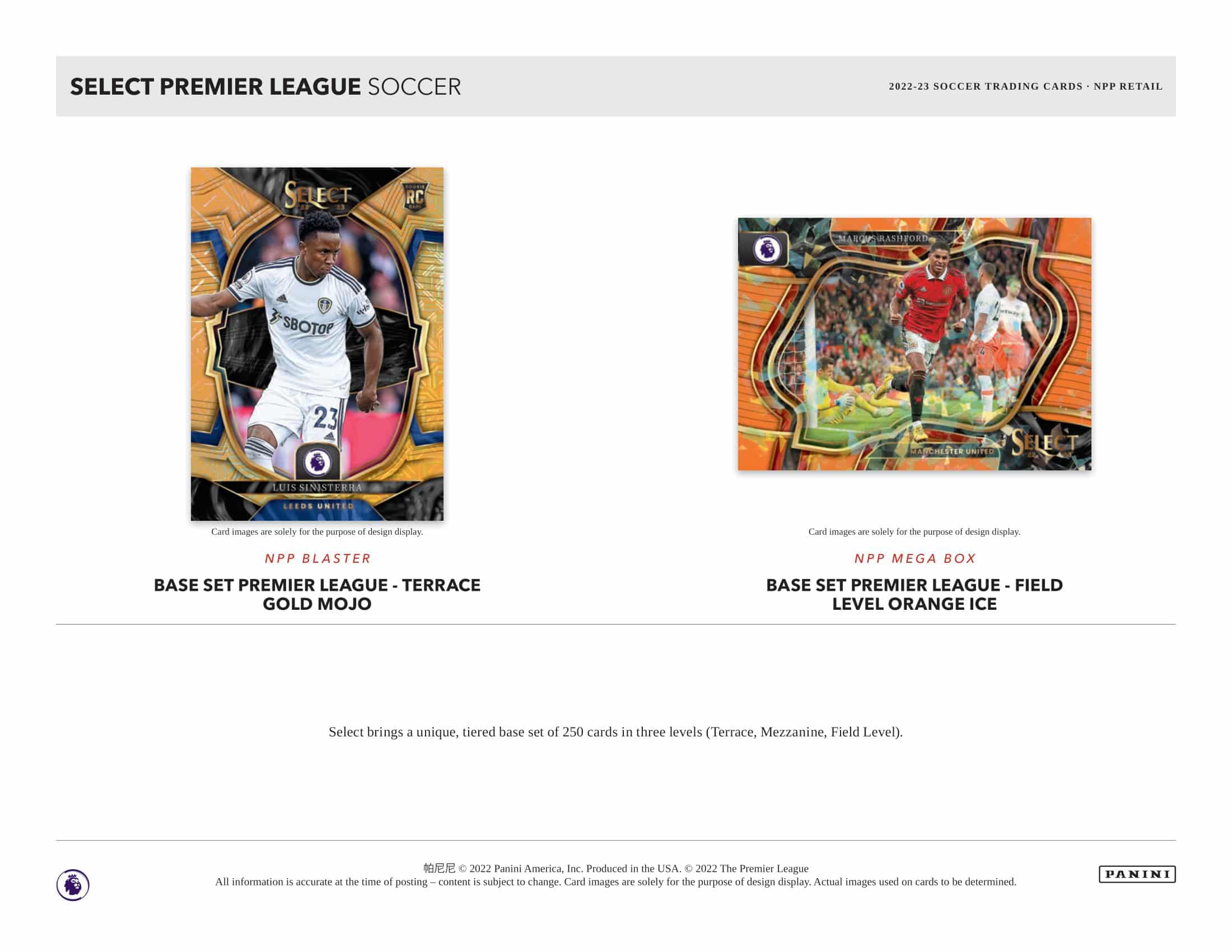 2022/23 Panini Select Premier League Soccer Mega Box