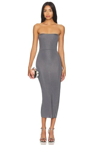 Strapless Crystal Glove Dress