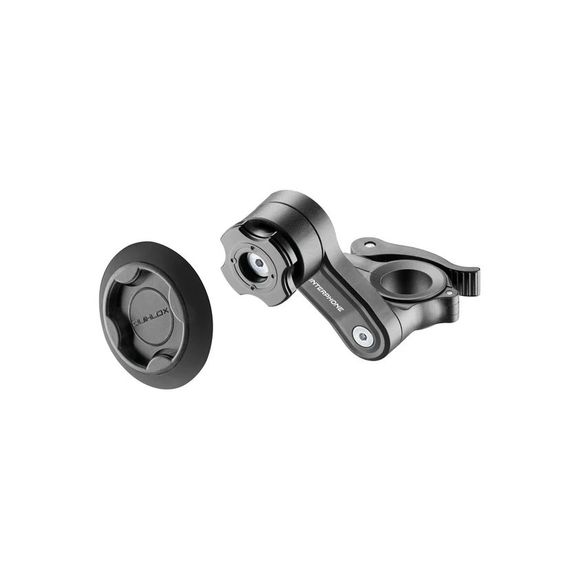 Quiklox Intercom Smartphone Support - Handlebar Support Kit And Universal BaseRef : ITP0055 / SMQUIKLOXPADPRO