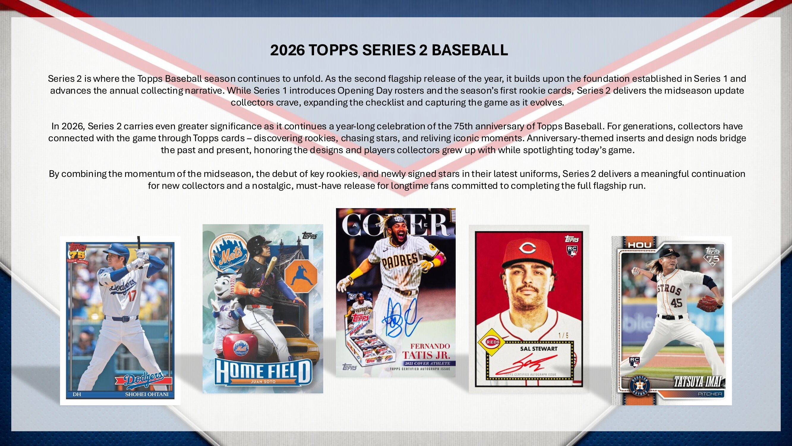 2026 Topps Series 2 Baseball MLB Jumbo Hobby Box