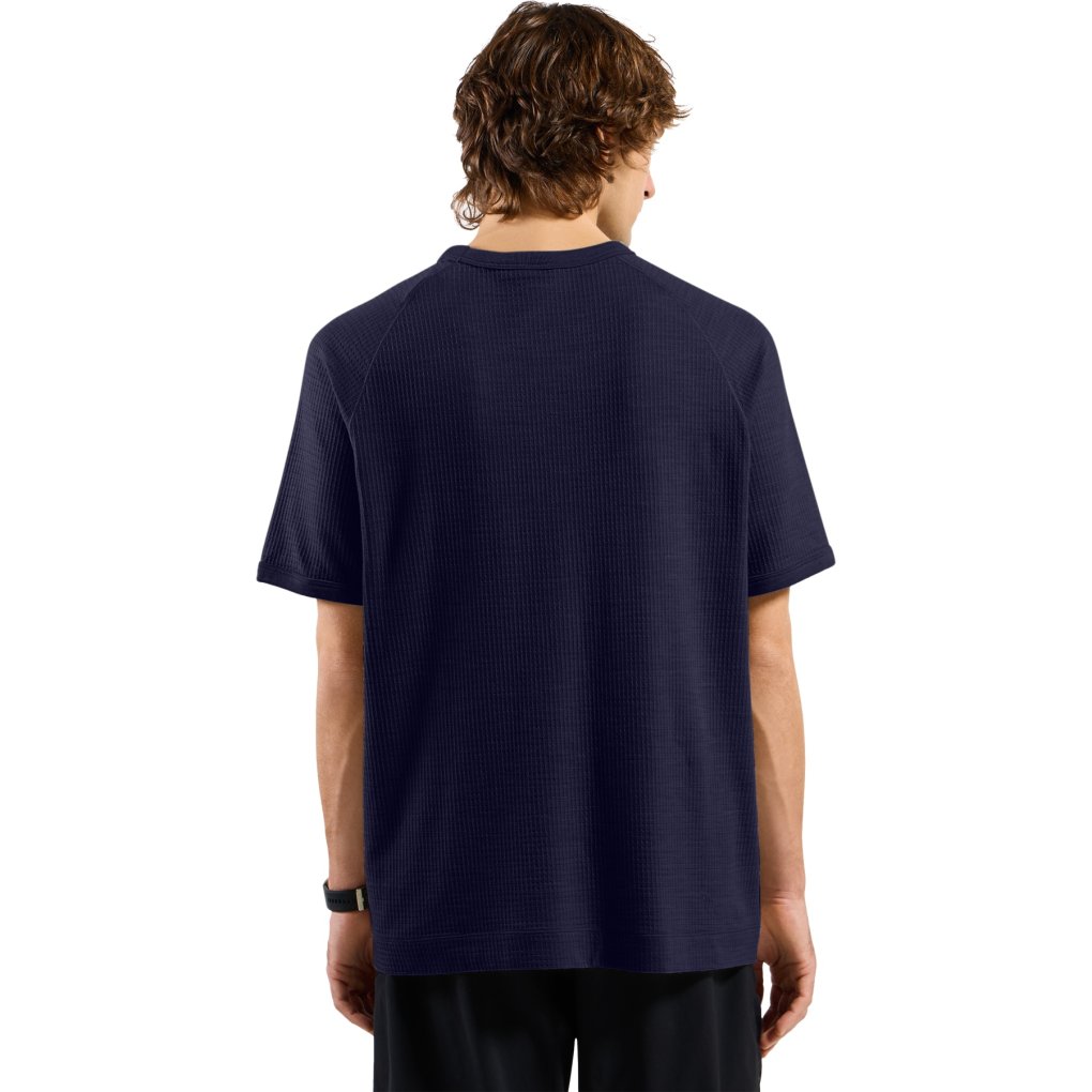 Odlo Ascent Merino-Blend Waffle T-Shirt Men - eclipse