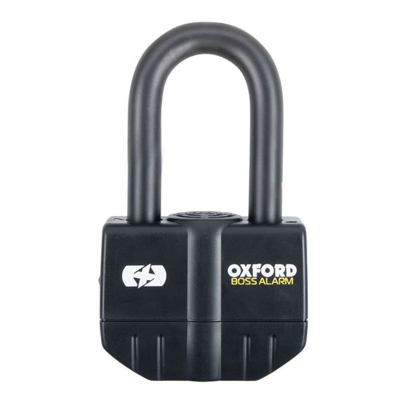 Oxford Anti-Theft Disc Lock LK484 Boss Alarm 16 mm Padlock (SRA) Universal - BlackRef: od0021 / lk484