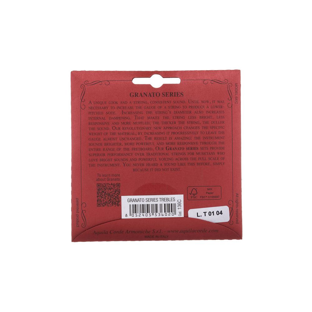 Aquila 136C Granato Classical Flam. – Thomann Ireland