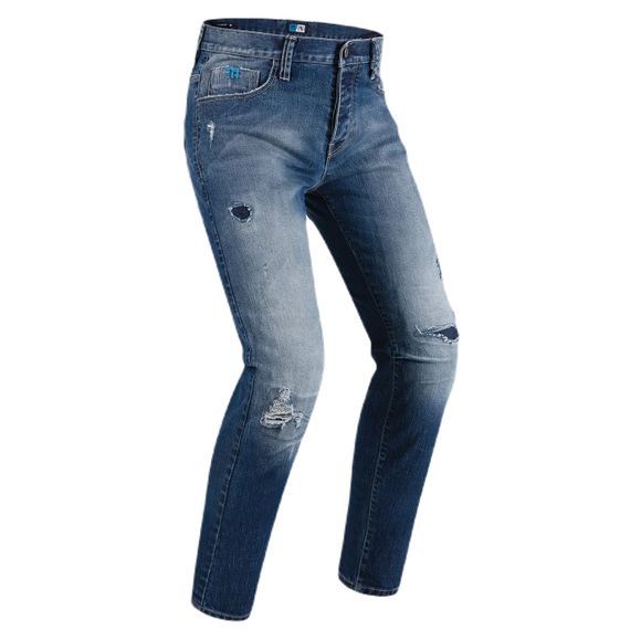 Jean Moto PMJ STREET - Slim - BleuRef : PMJ0014