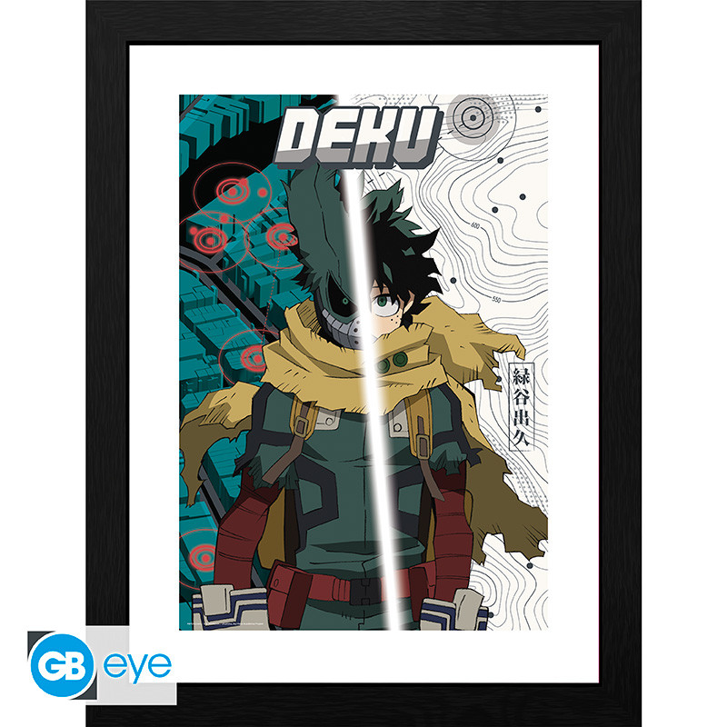 MY HERO ACADEMIA Framed print Dark Deku