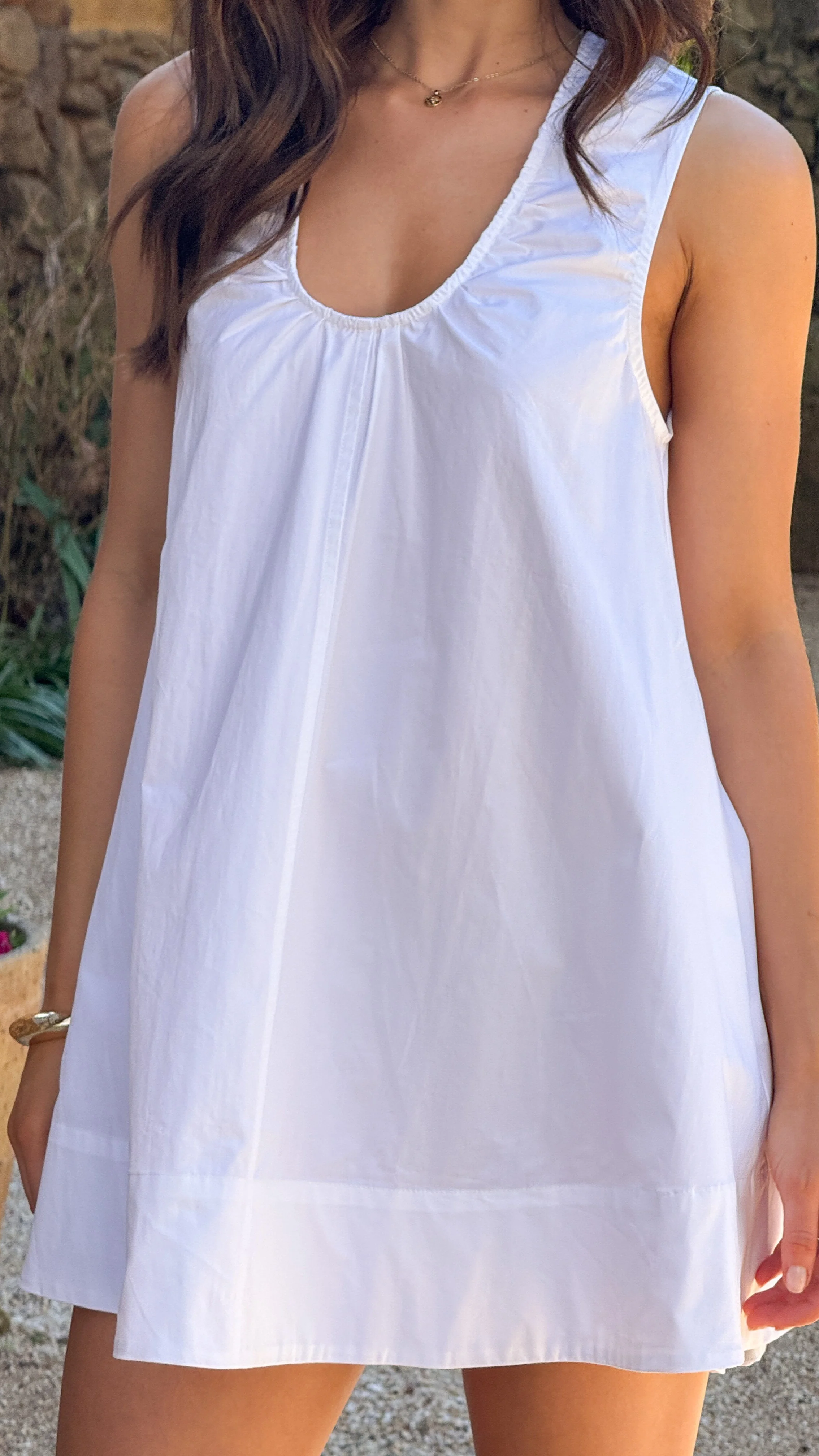 Vika Mini Dress - White