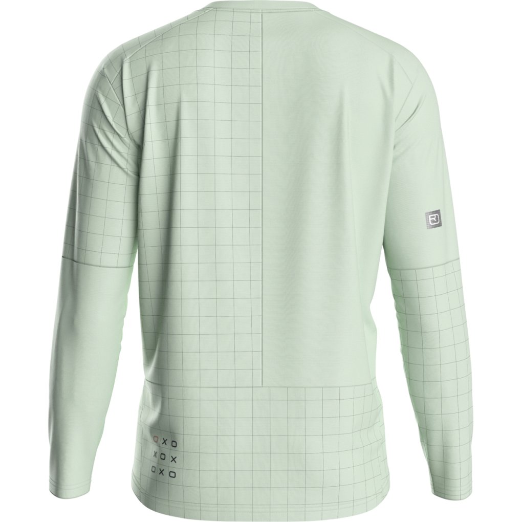 Ortovox Sequence Trail Longlseeve Jersey Men - green acid