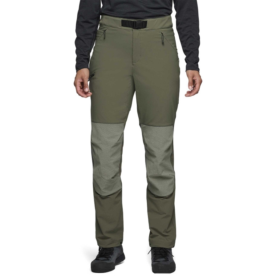 Black Diamond Alpine Hybrid Climbing Pants Women - Fig-Charcoal