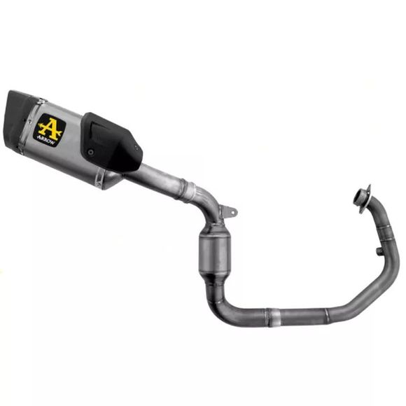 Ligne Complète Arrow Pista Titane Racing - Collecteur Acier - GrisKTM 390 RC 390 ABS - 2022 - 2024Ref : AW0863 / 71229PTZ