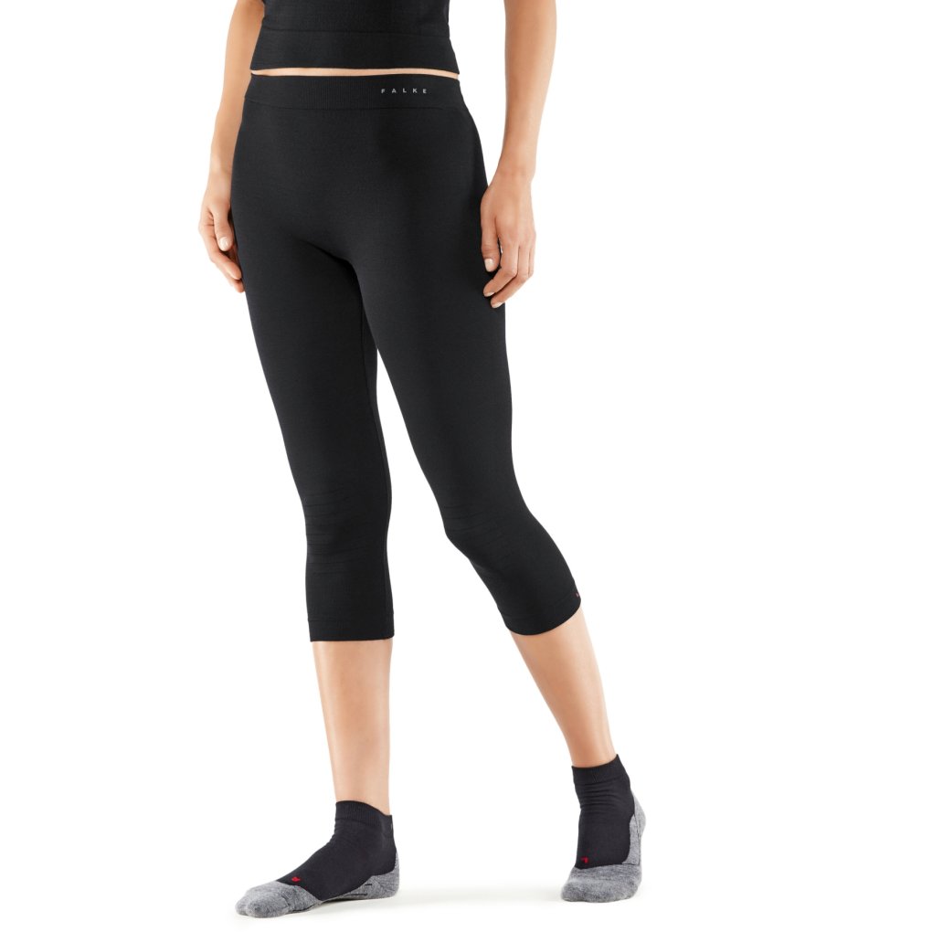 Falke Wool-Tech Light 3/4 Tights Women - black 3000 (33464)